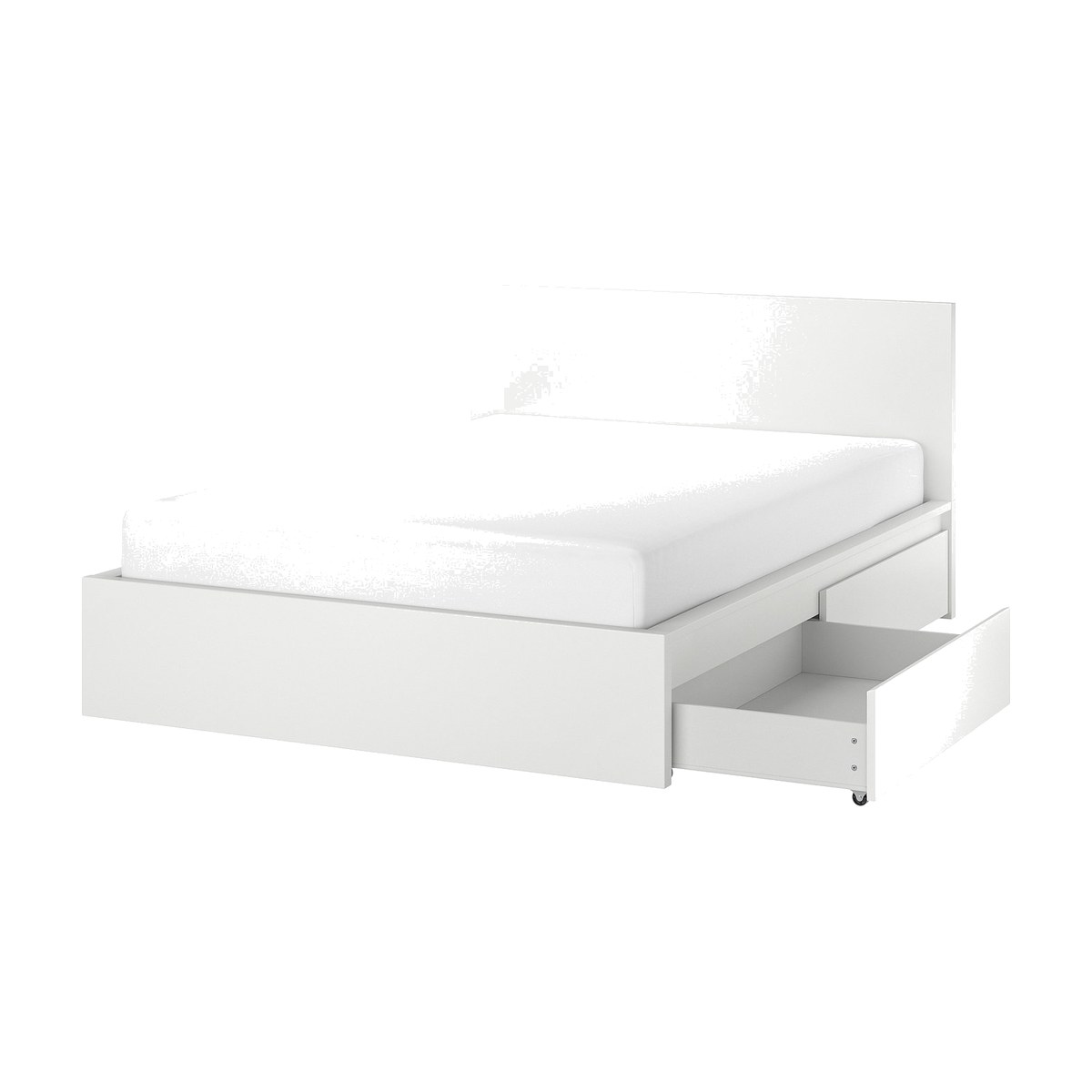 IKEA MALM Bedframe hoog met 4 bedlades