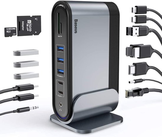 Baseus 17-in-1 Triple Display Dock