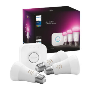 Philips Hue White and Color starterkit (E27, 3-pack + Bridge)