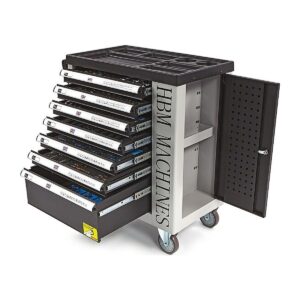 HBM 262-delige gereedschapswagen met deur