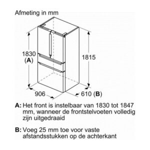 Siemens KF96RSBEA (French Door)