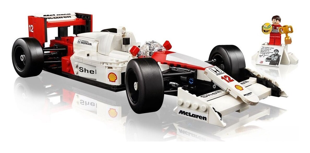 LEGO Icons McLaren MP4/4 en Ayrton Senna