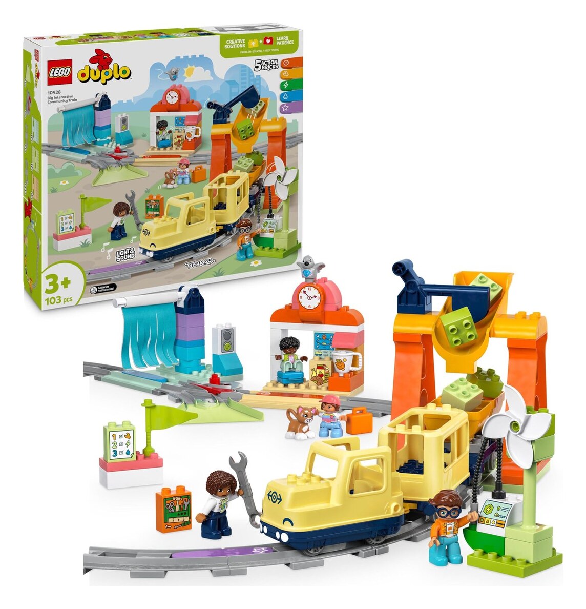 LEGO DUPLO Grote interactieve buurttrein