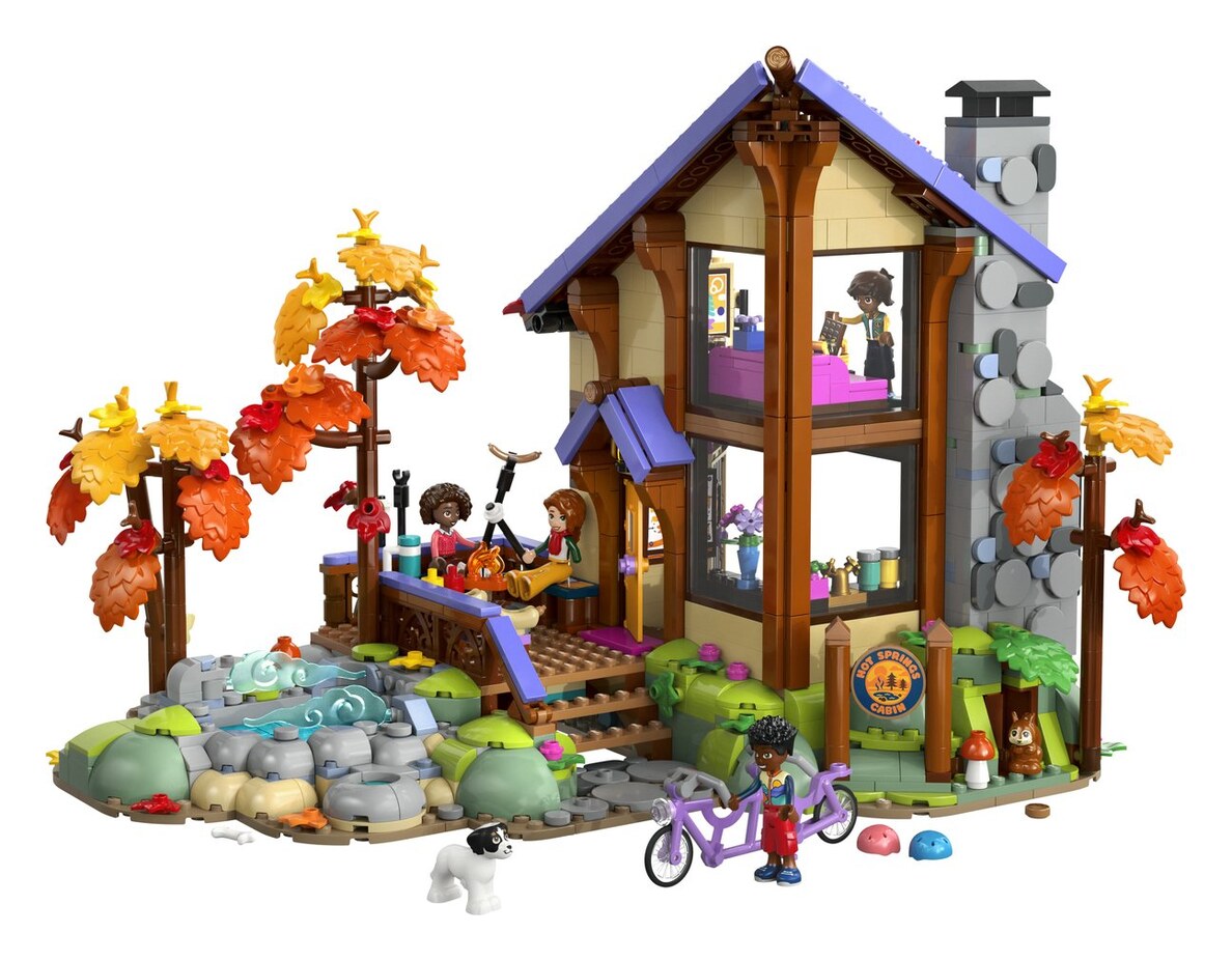 LEGO Friends Gezellige boshut in de herfst
