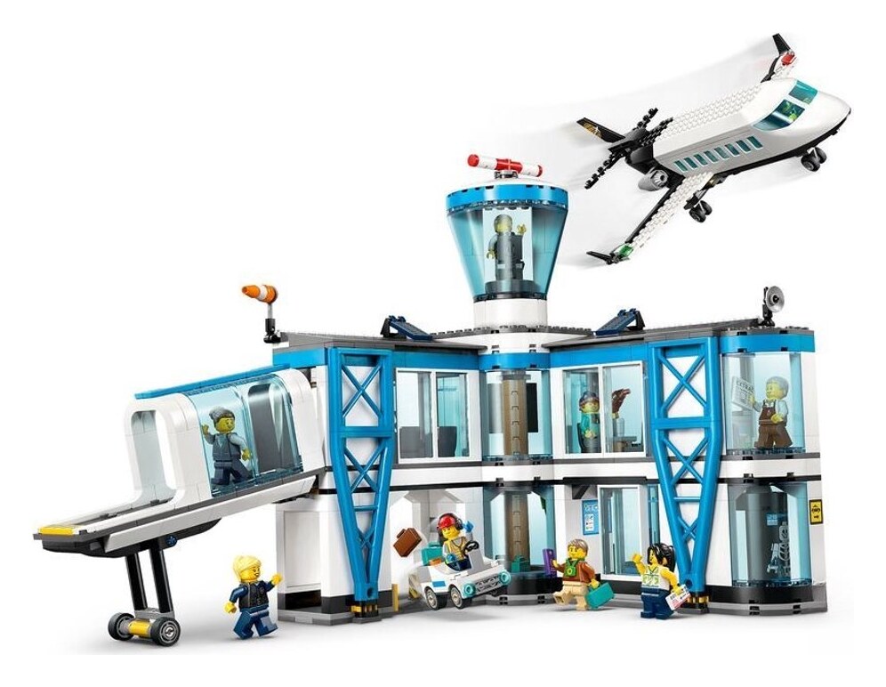 LEGO City Luchthaven met vliegtuig