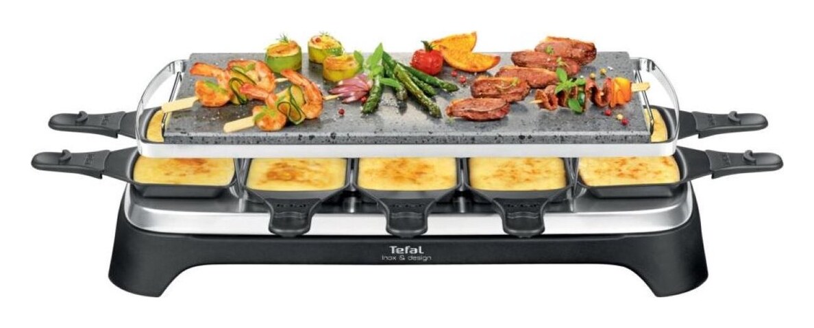 Tefal Inox & Design PR457B12 steengrill