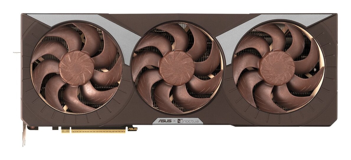 ASUS NOCTUA NVIDIA GeForce RTX5080 O16G - Videokaart - 16GB - GDDR7 - PCI Express 5.0 - 2x HDMI 2.1b - 3x DisplayPort 2.1b