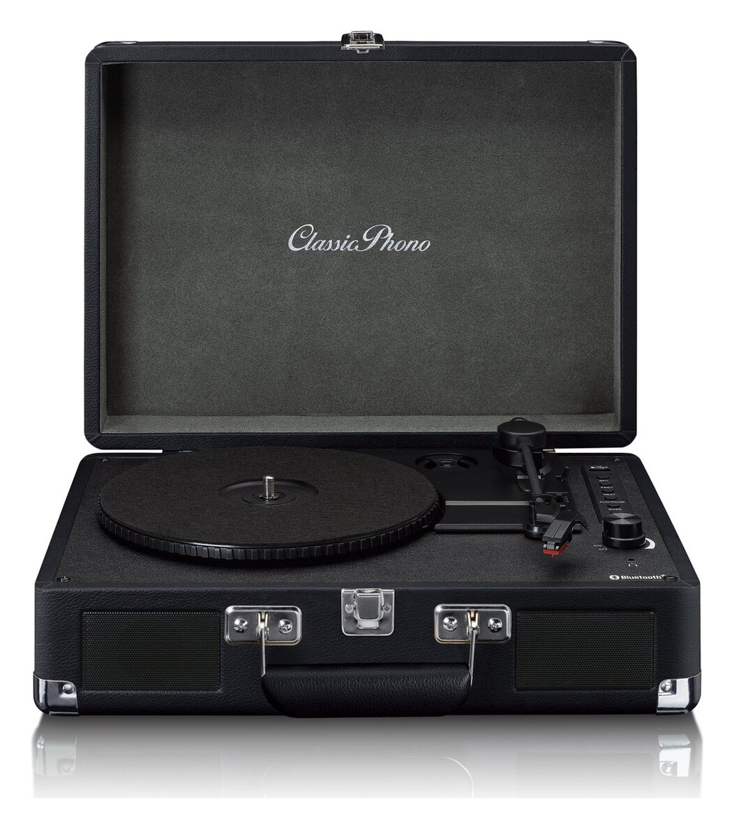 Classic Phono (Lenco) TT-115BK kofferplatenspeler