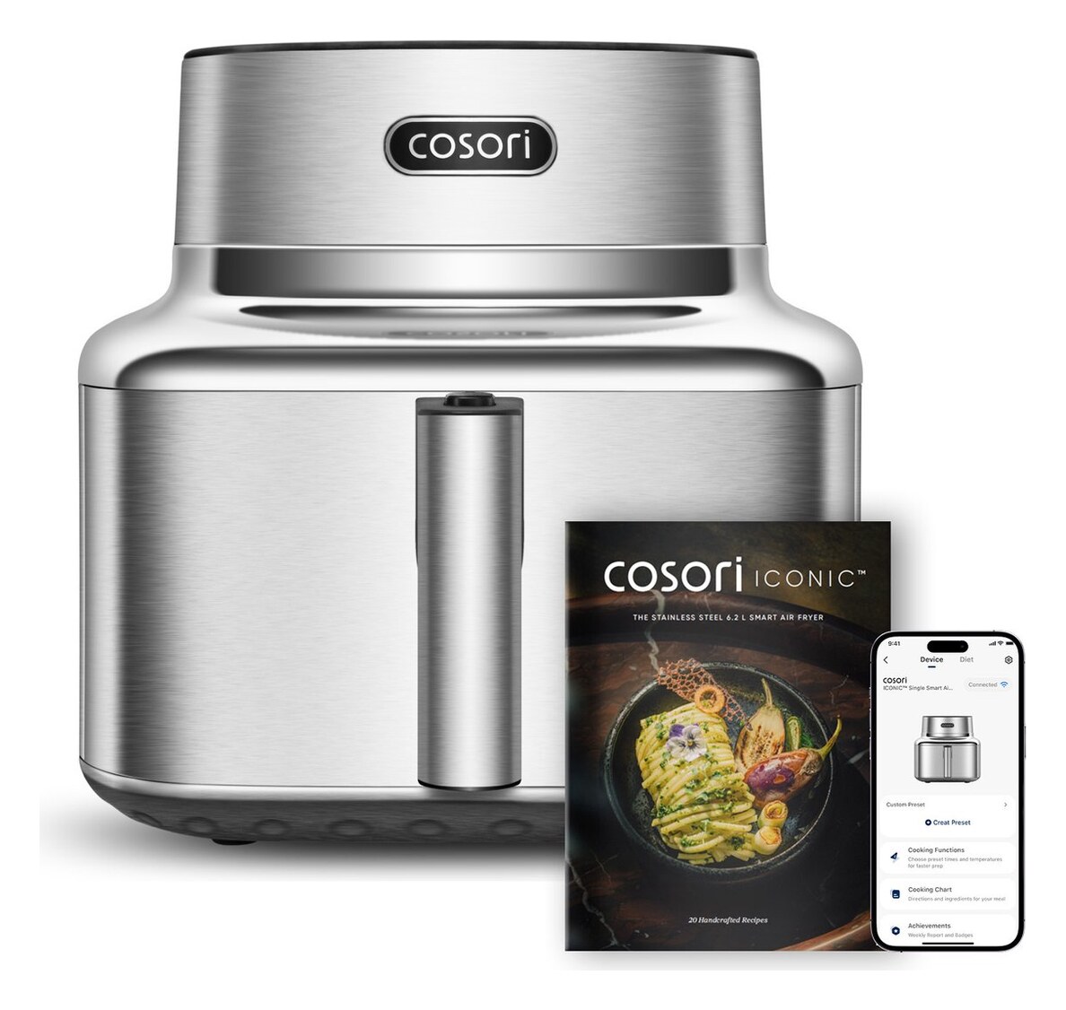Cosori Iconic Single 6,2 L RVS (CAF-SE601S)