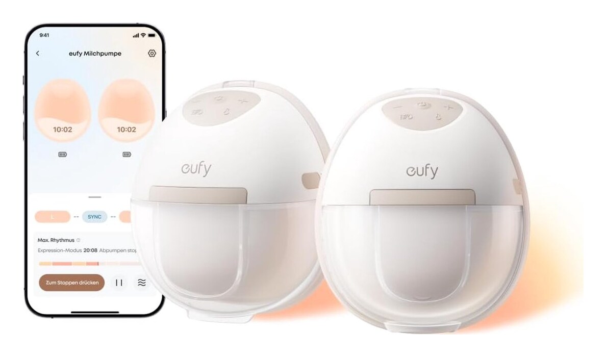 eufy Baby E20 draagbare (in-bra) borstkolf met HeatFlow-verwarming