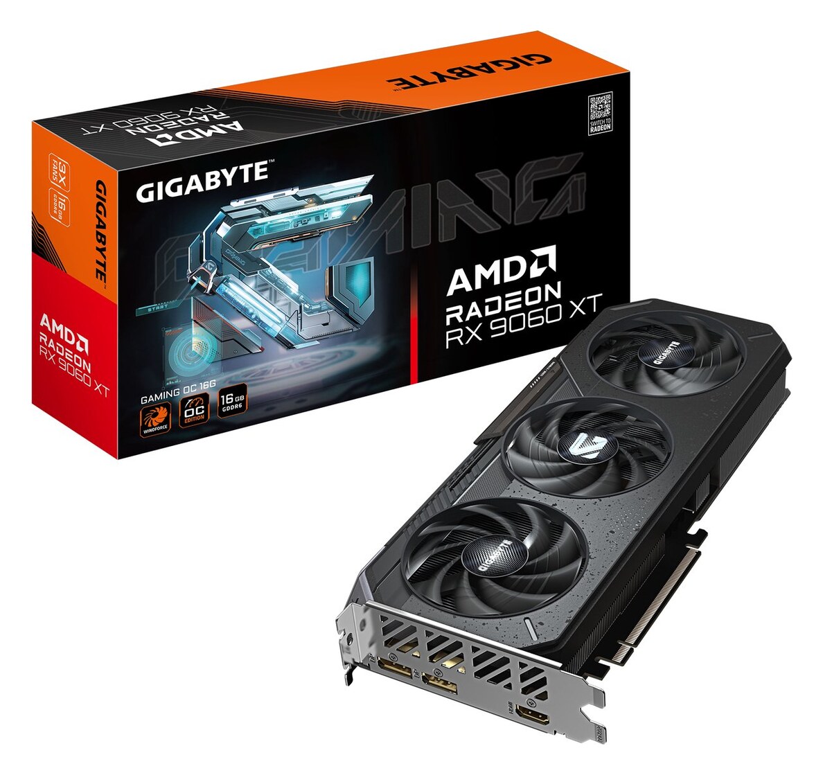 GIGABYTE Gaming Radeon RX 9060 XT OC - Videokaart