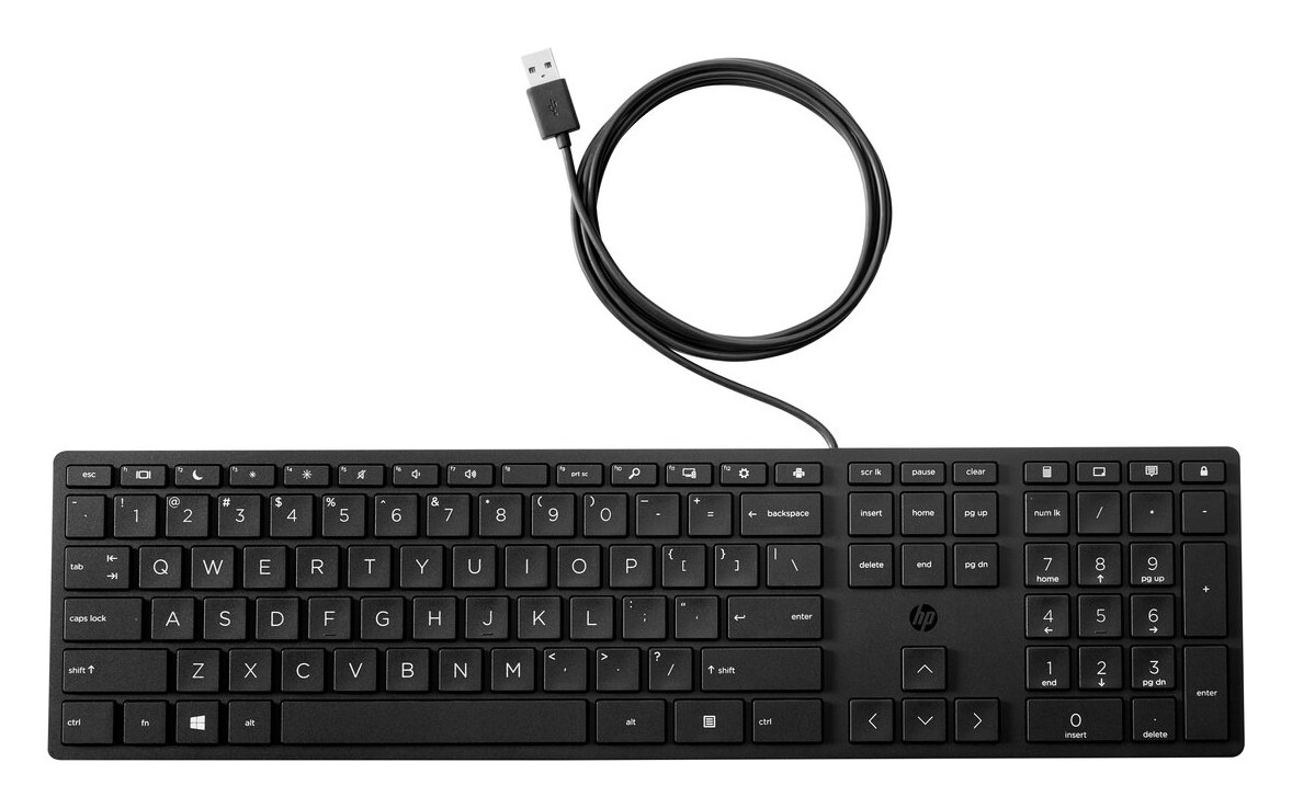 HP Wired Desktop 320K (QWERTY, 9SR37AA#ABB)