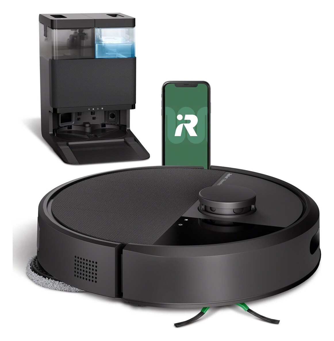 iRobot Roomba Plus 405 Combo Robot + Autowash Dock - Robotstofzuiger met Dweilfunctie - Zwart - G1850