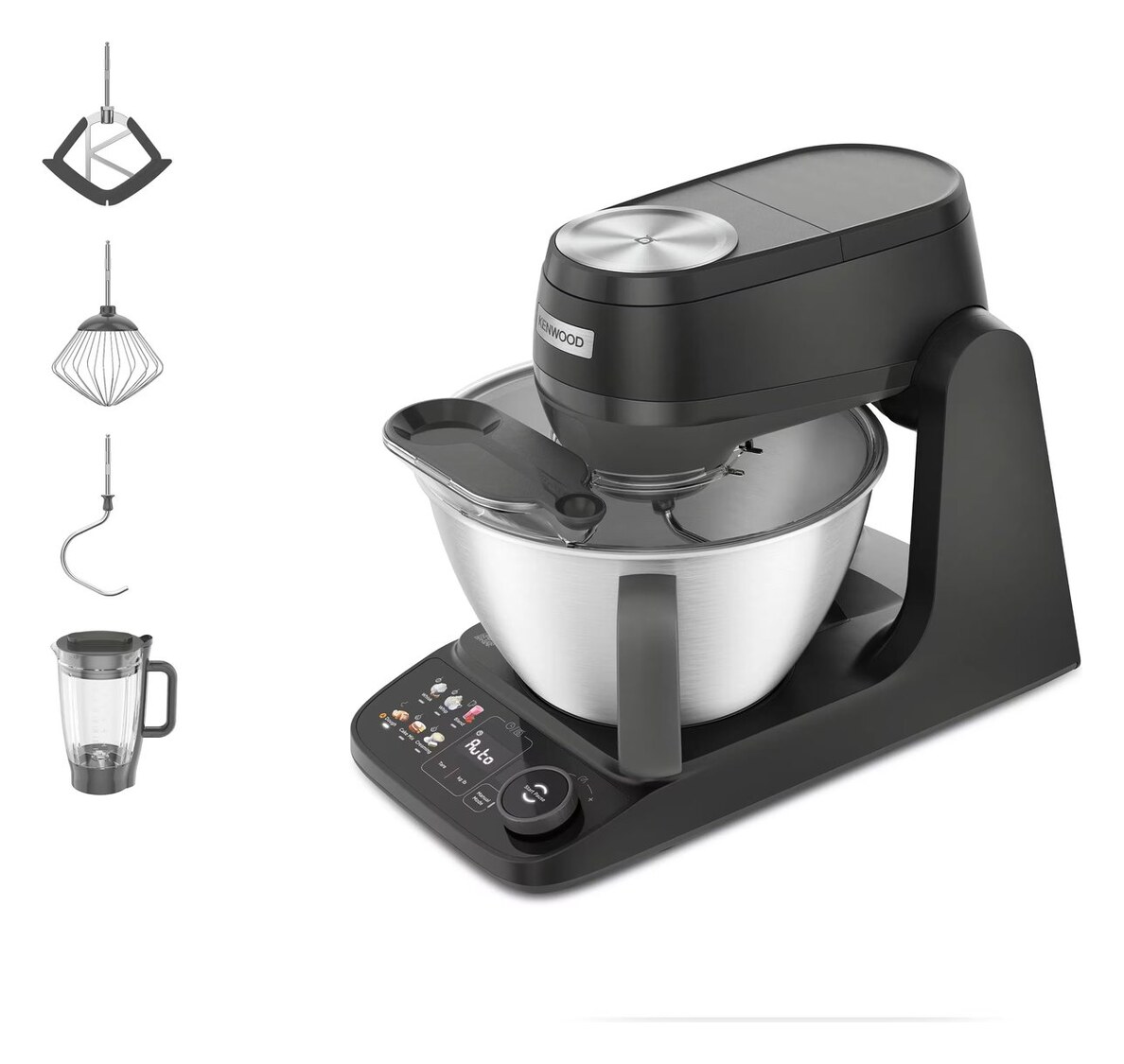 Kenwood KHC40.040BK Smart Touch Keukenmachine Zwart 1000 W