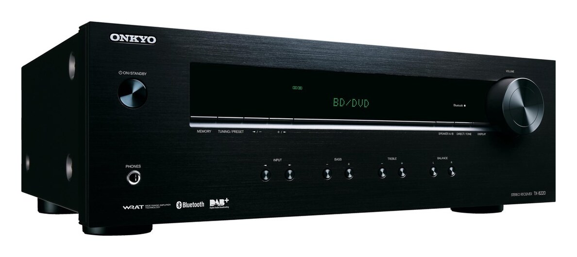 Onkyo TX-8220 stereo receiver (2x80/100 W, MM-phono, DAB+/FM, Bluetooth)