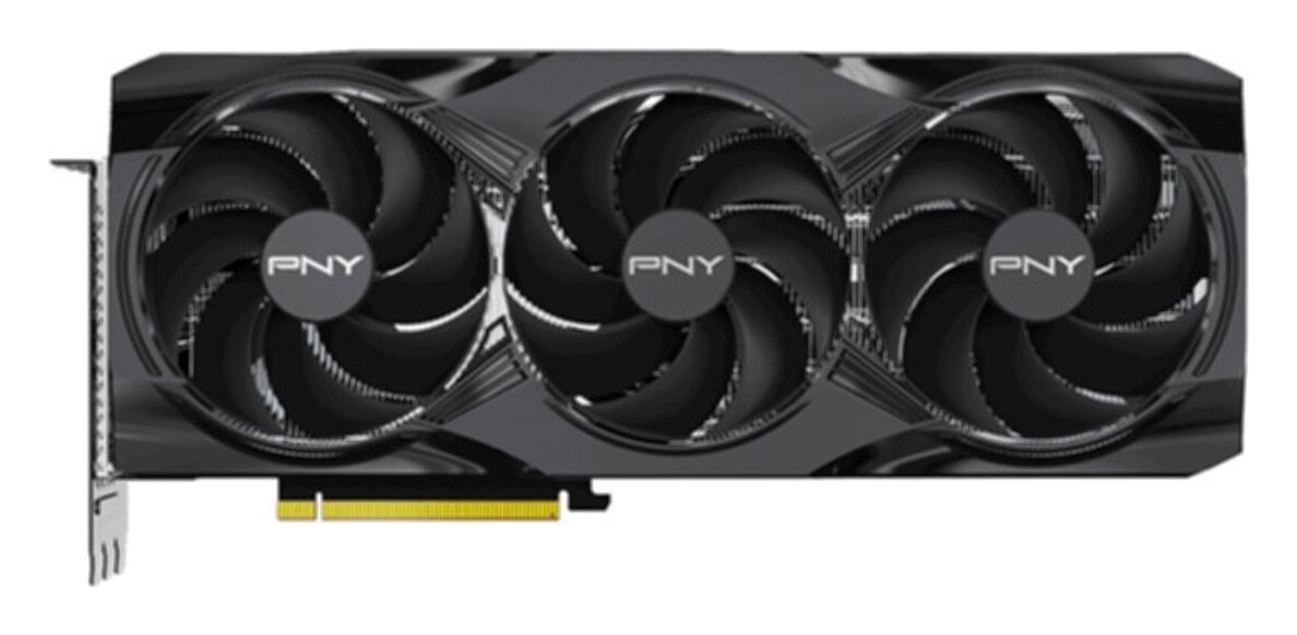 PNY NVIDIA GeForce RTX 5080 OC - Videokaart - 16 GB - GDDR7 - PCIe 5.0 - 1x HDMI 2.1b - 3x DisplayPort 2.1a