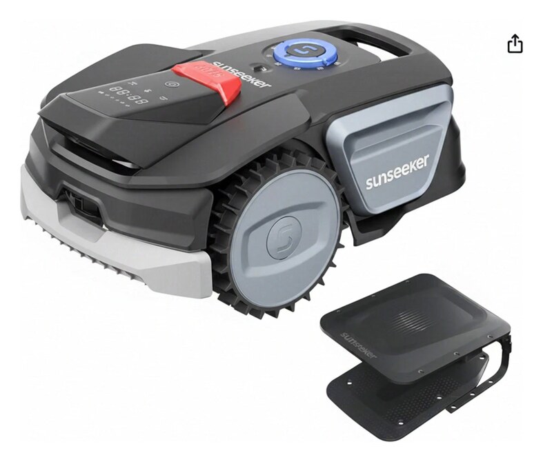 Sunseeker V1 robotmaaier (300 m², draadloos, met oplaadgarage)