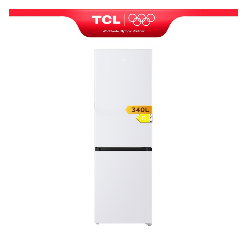 TCL RF340BWD0 - koel-vriescombinatie 340 liter - No Frost - Flexi Balcony [Energieklasse D]