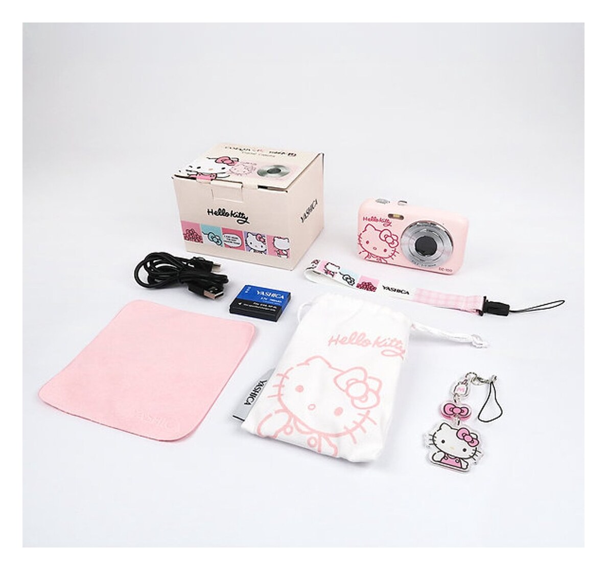 Yashica DZ-100 Hello Kitty (compactcamera roze)