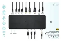 i-tec USB-C Triple Display Docking Station Pro