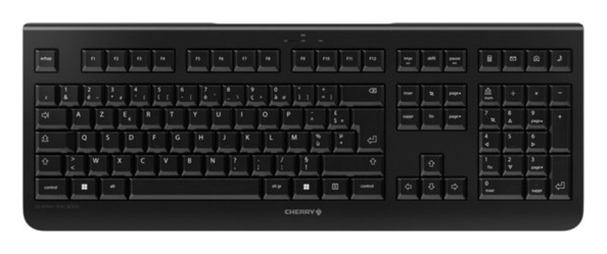 CHERRY KW 3000 (draadloos, AZERTY Frans, zwart)