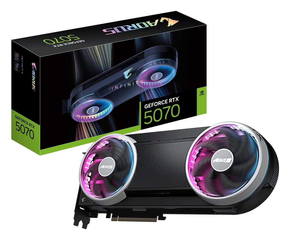 GIGABYTE AORUS GeForce RTX 5070 INFINITY 12G (GV-N5070AORUS IF-12GD)