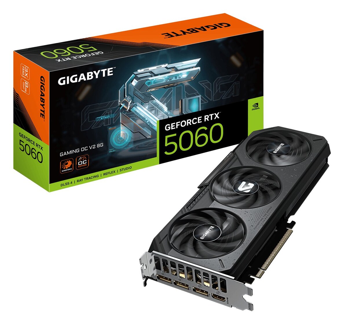 GIGABYTE GeForce RTX 5060 GAMING OC V2 8G