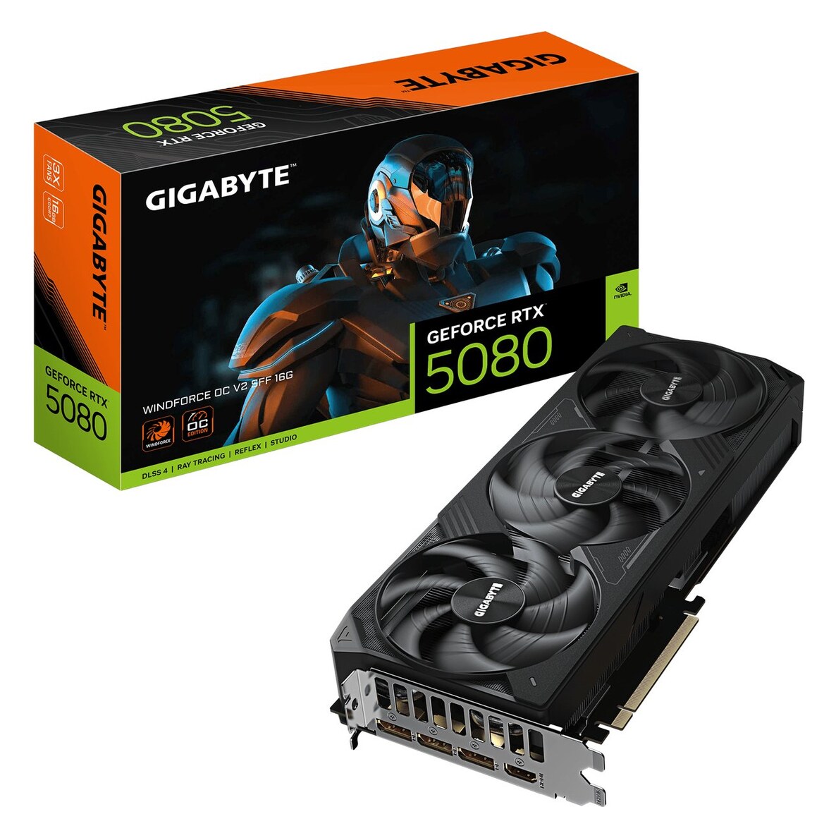 GIGABYTE GeForce RTX 5080 WINDFORCE OC V2 SFF 16G