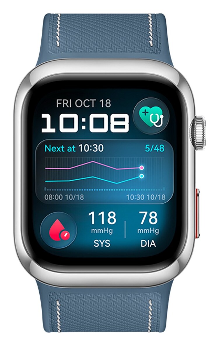 Huawei Watch D2 (blauw (composietleren band))