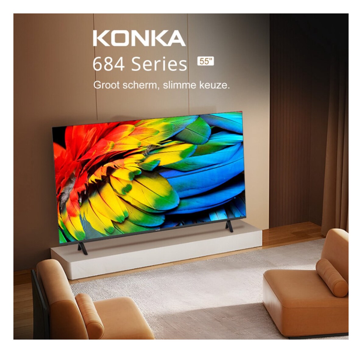 Konka KDG32YR682ANTS (32 inch HD Smart TV, webOS Hub)