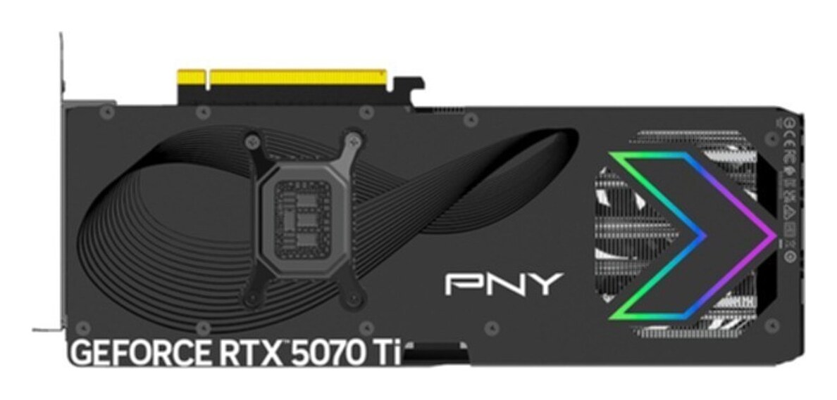 PNY NVIDIA GeForce RTX 5070TI ARGB Gaming OC - Videokaart - 16GB - GDDR7 - PCIe 5.0 - 1x HDMI 2.1b - 3x DisplayPort 2.1a