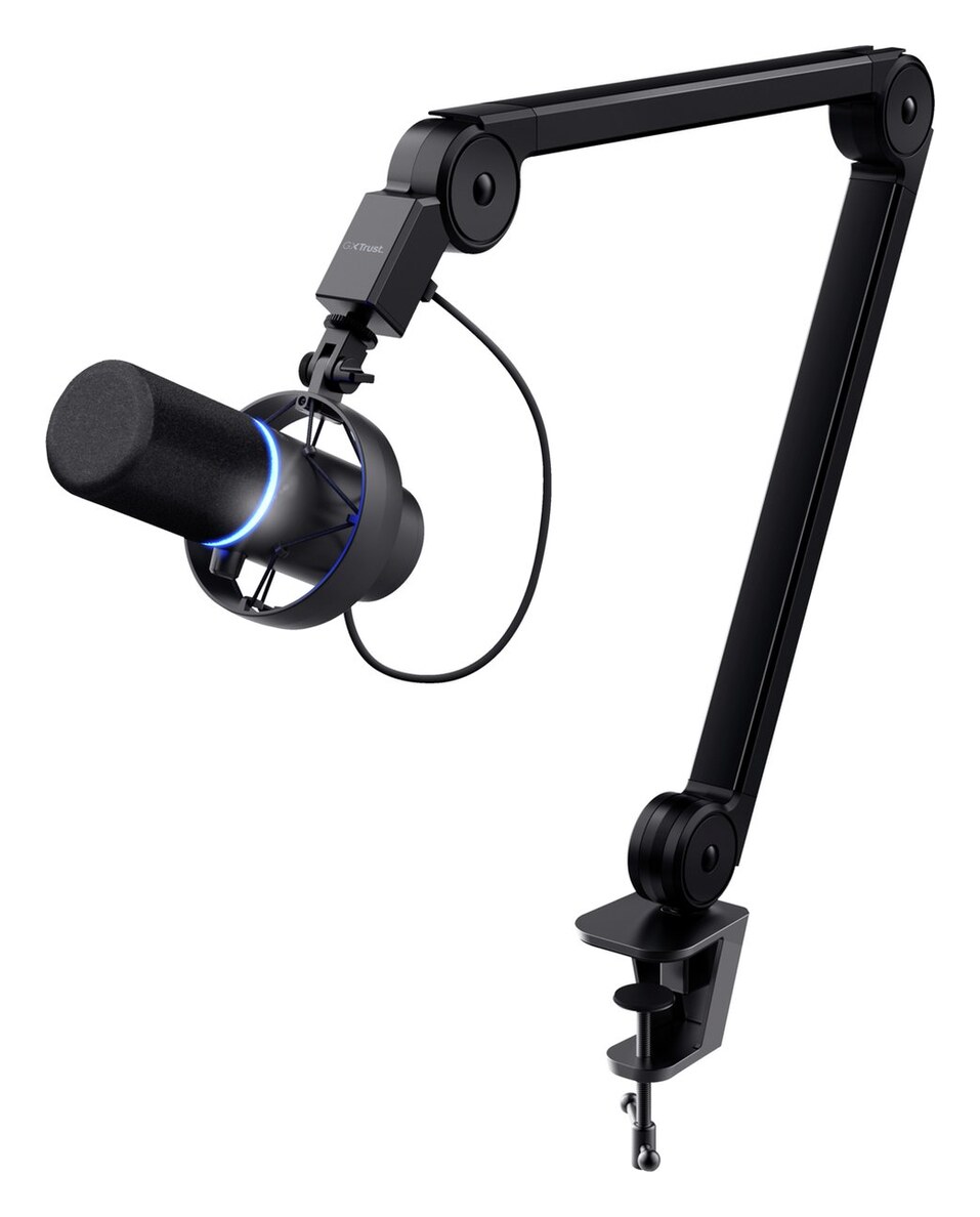 Trust GXT 255+ Onyx USB-streamingmicrofoon met arm