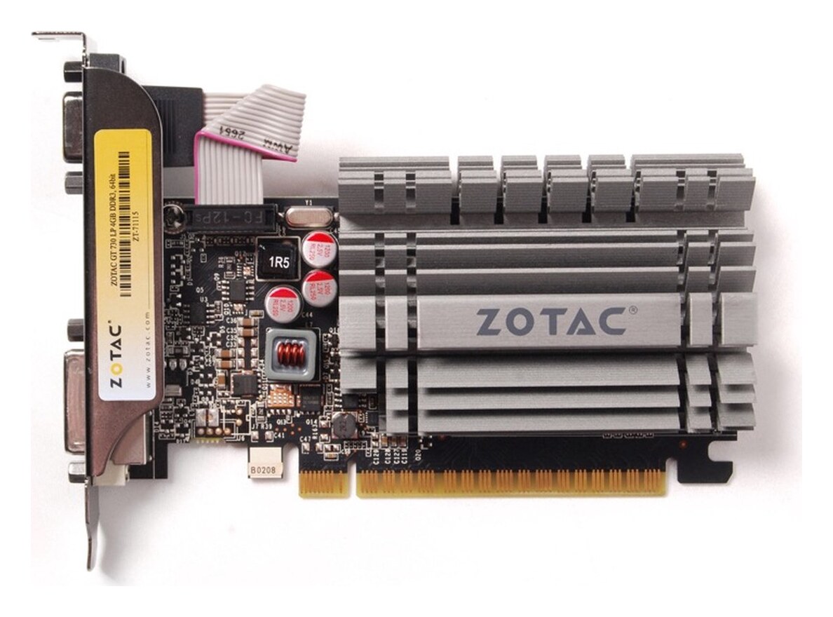 Zotac GeForce GT 730 4GB DDR3 (ZT-71115-20L, passief, low profile)