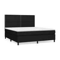vidaXL Boxspring Set 140x200 met LED-hoofdbord